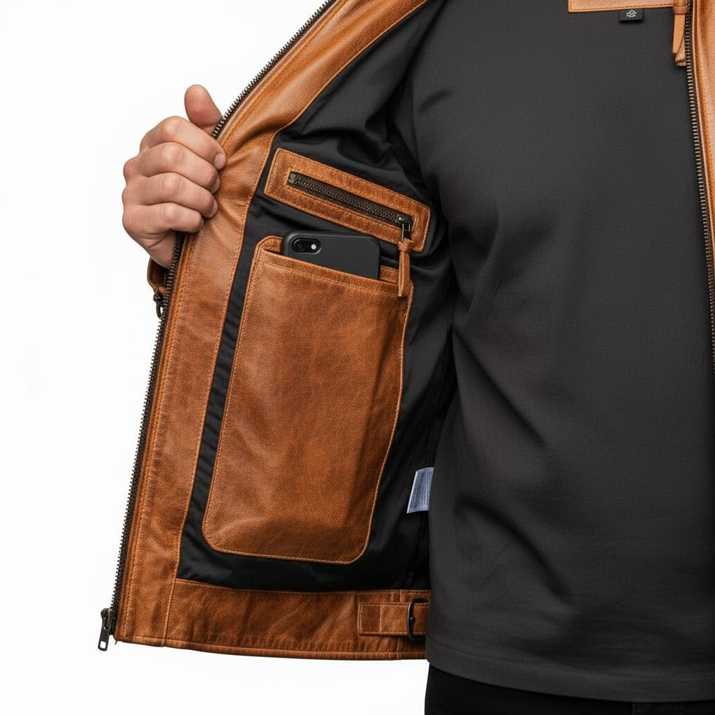 Burt Reynolds Smokey And The Bandit Genuine Leather Jacket