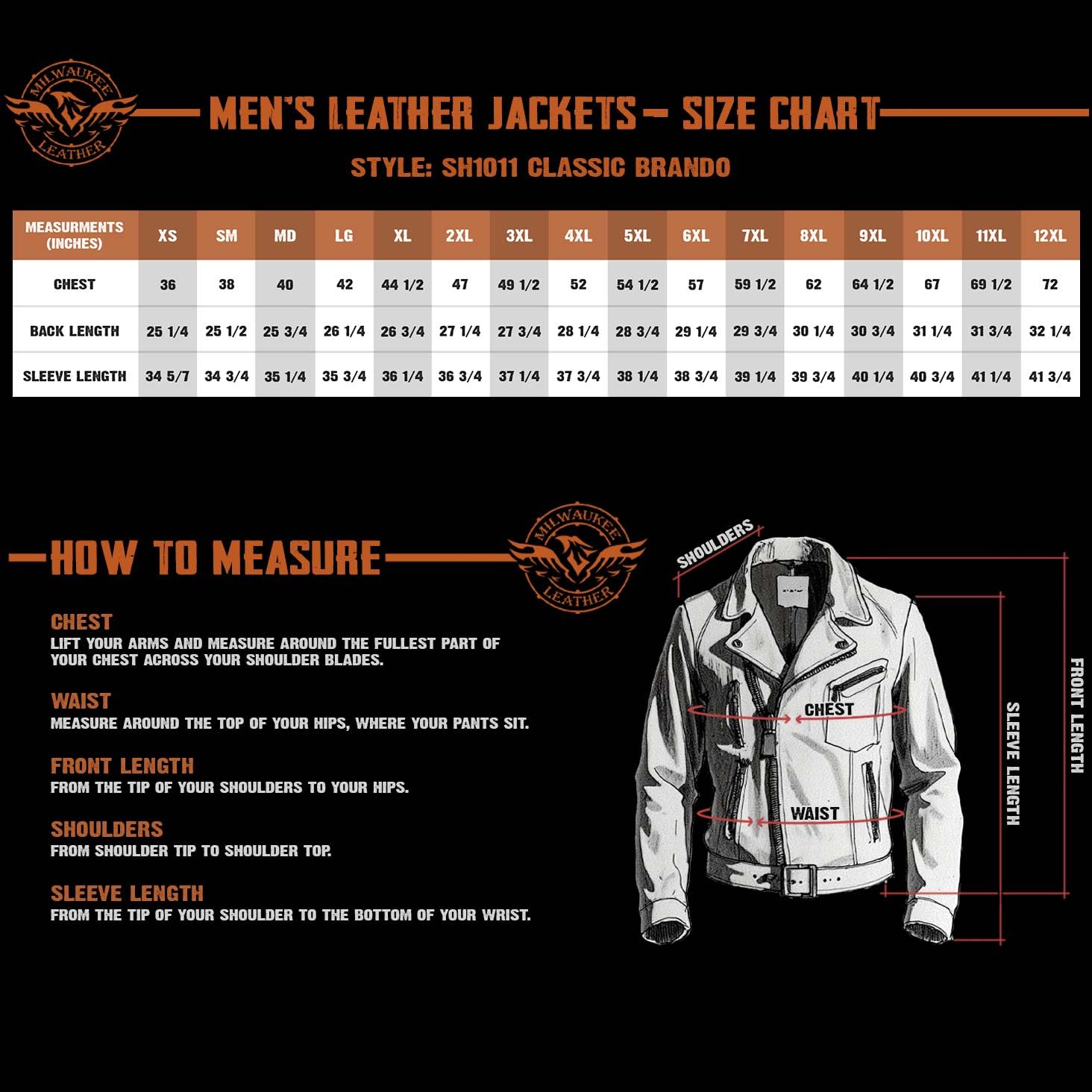 Genuine Leather Men's Classic Brando Premium