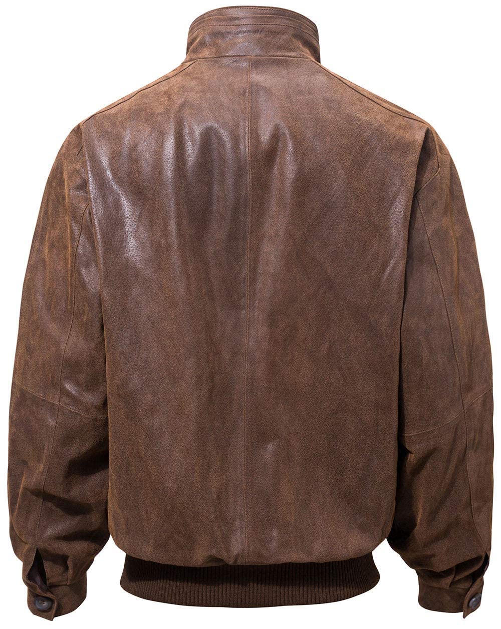 Men's Genuine Leather Bomber Casual Jacket