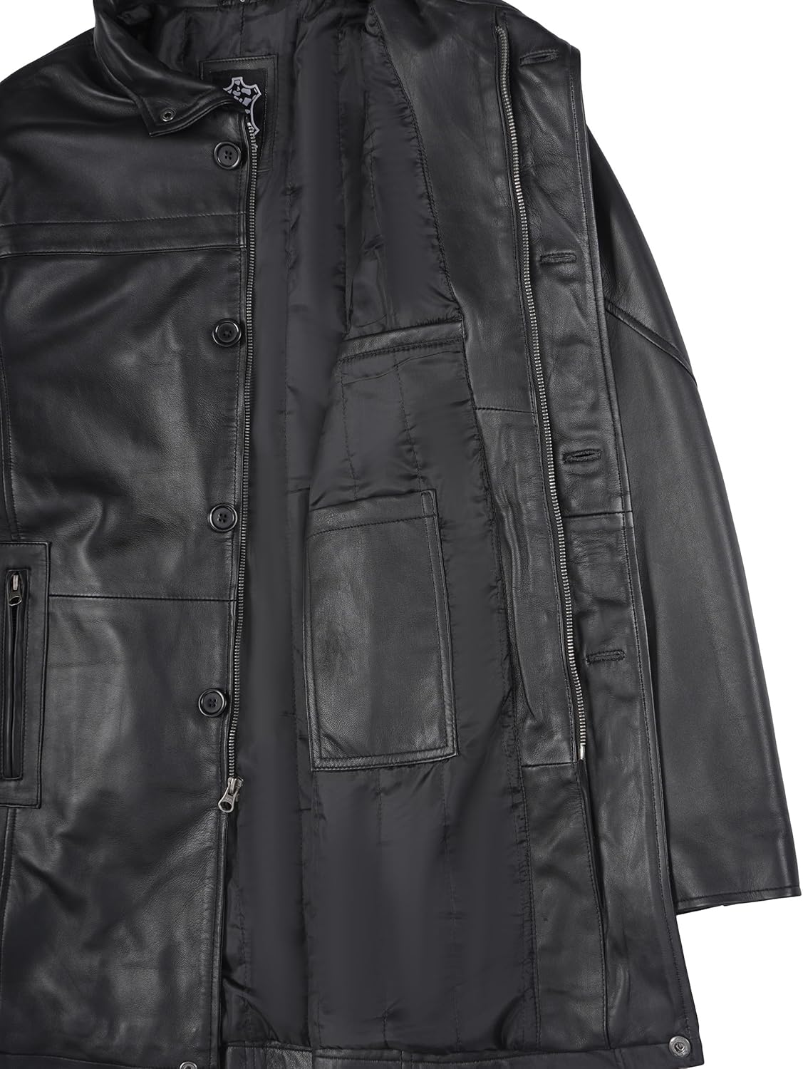Mens Genuine Leather Coat