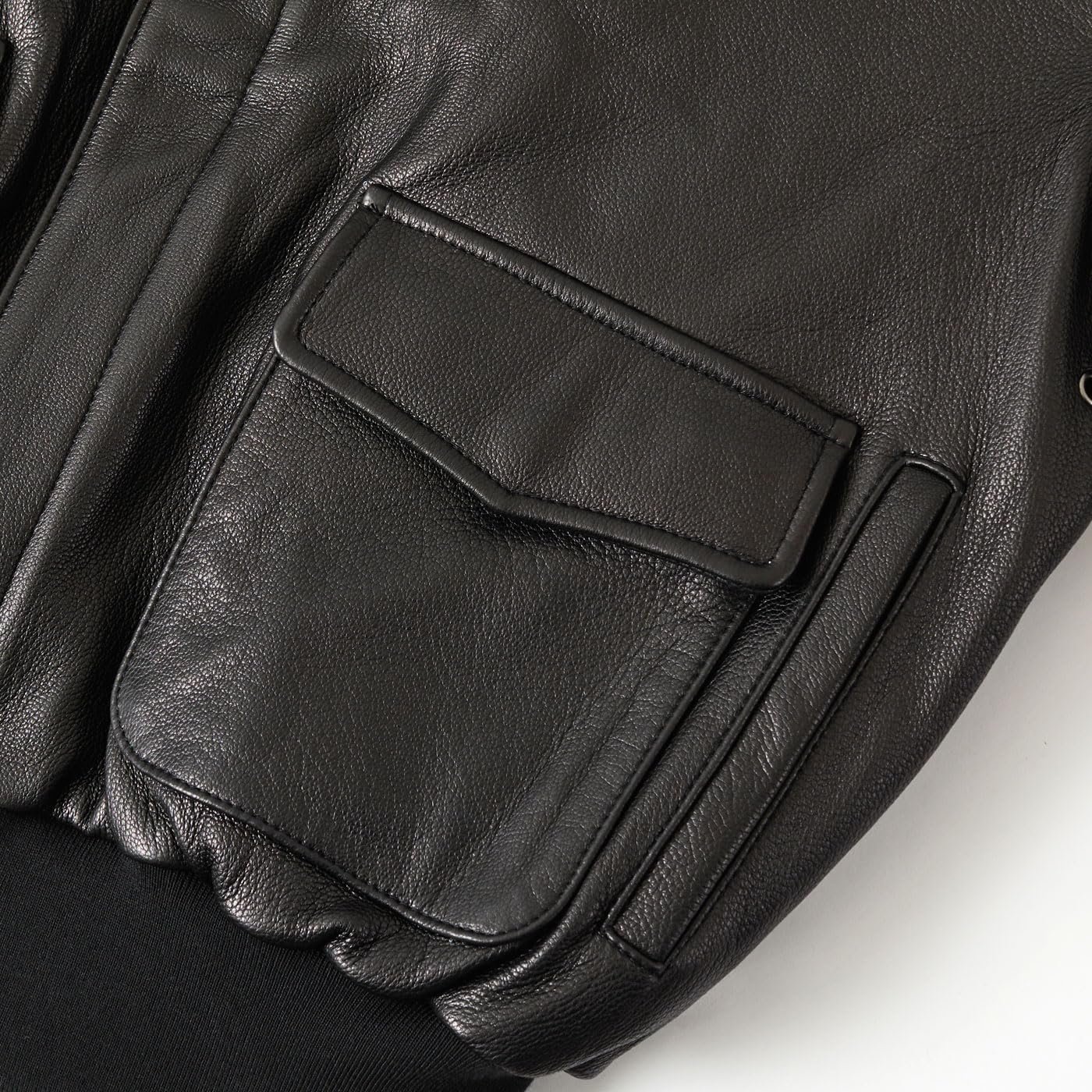 Genuine Leathers Men Air Force A2 Leather Bomber Jacket