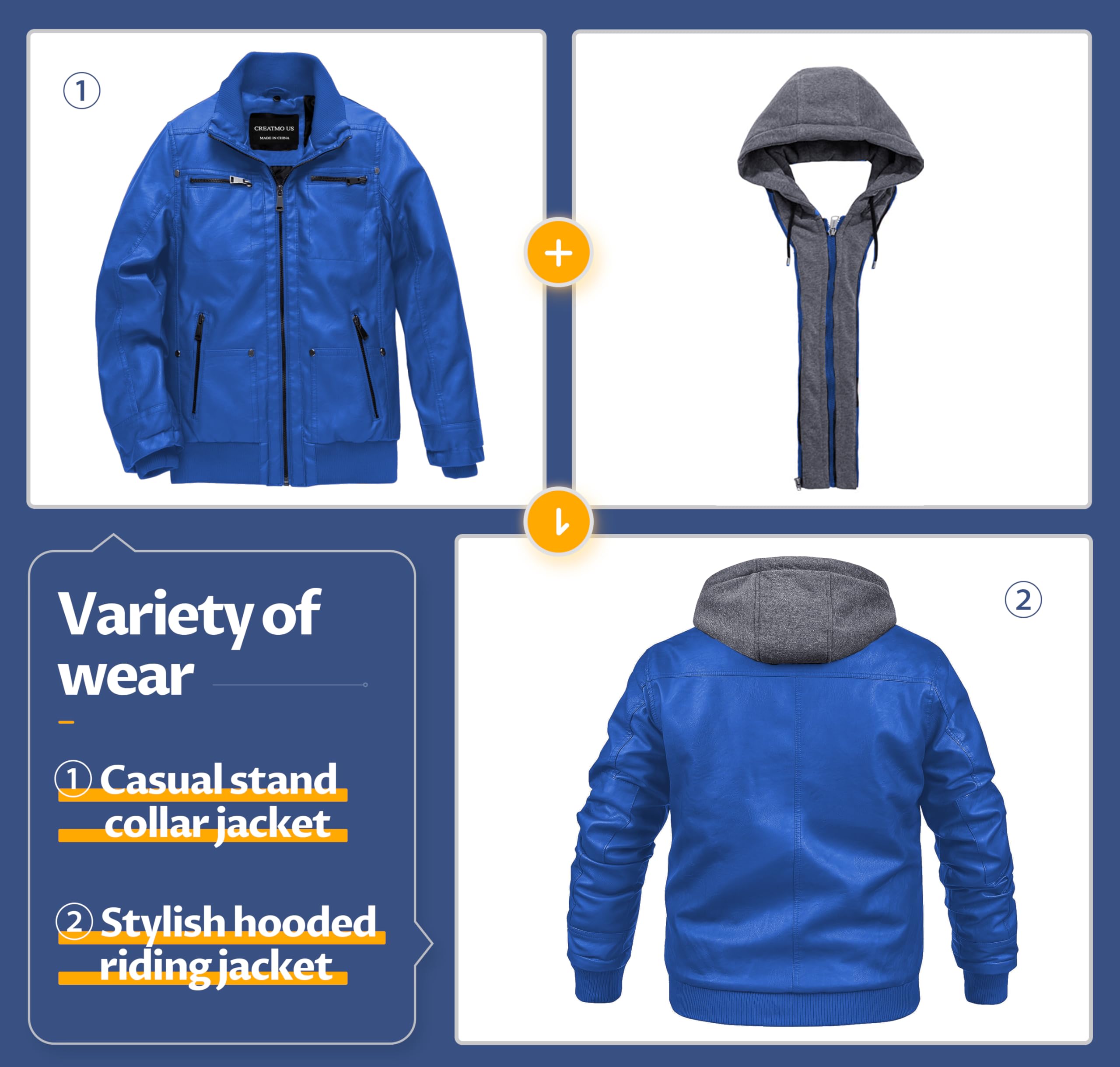 Men's Genuine Leather Jacket Vintage