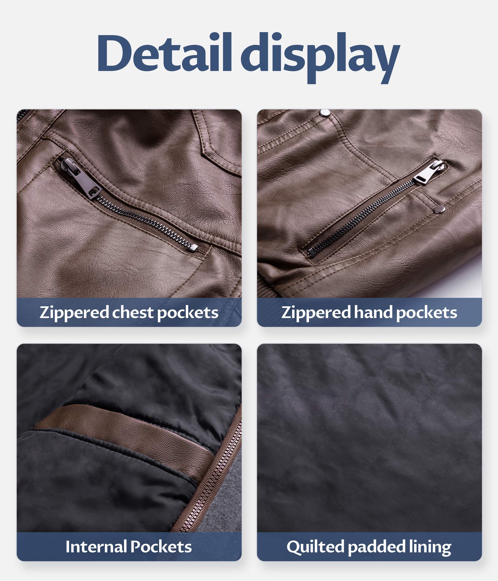 Men's Genuine Leather Jacket Vintage