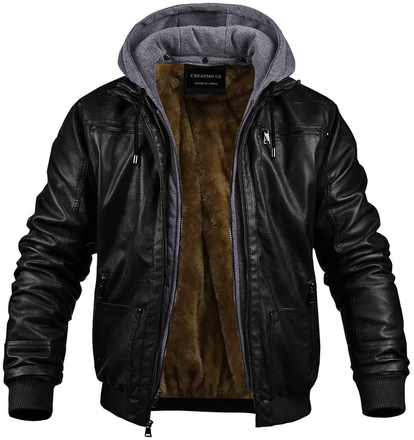 Men's Genuine Leather Jacket Vintage