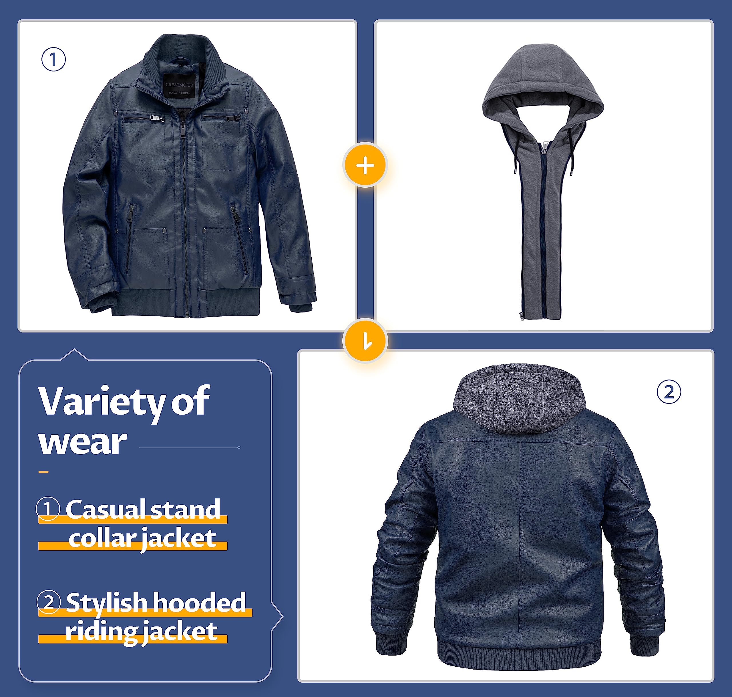 Men's Genuine Leather Jacket Vintage