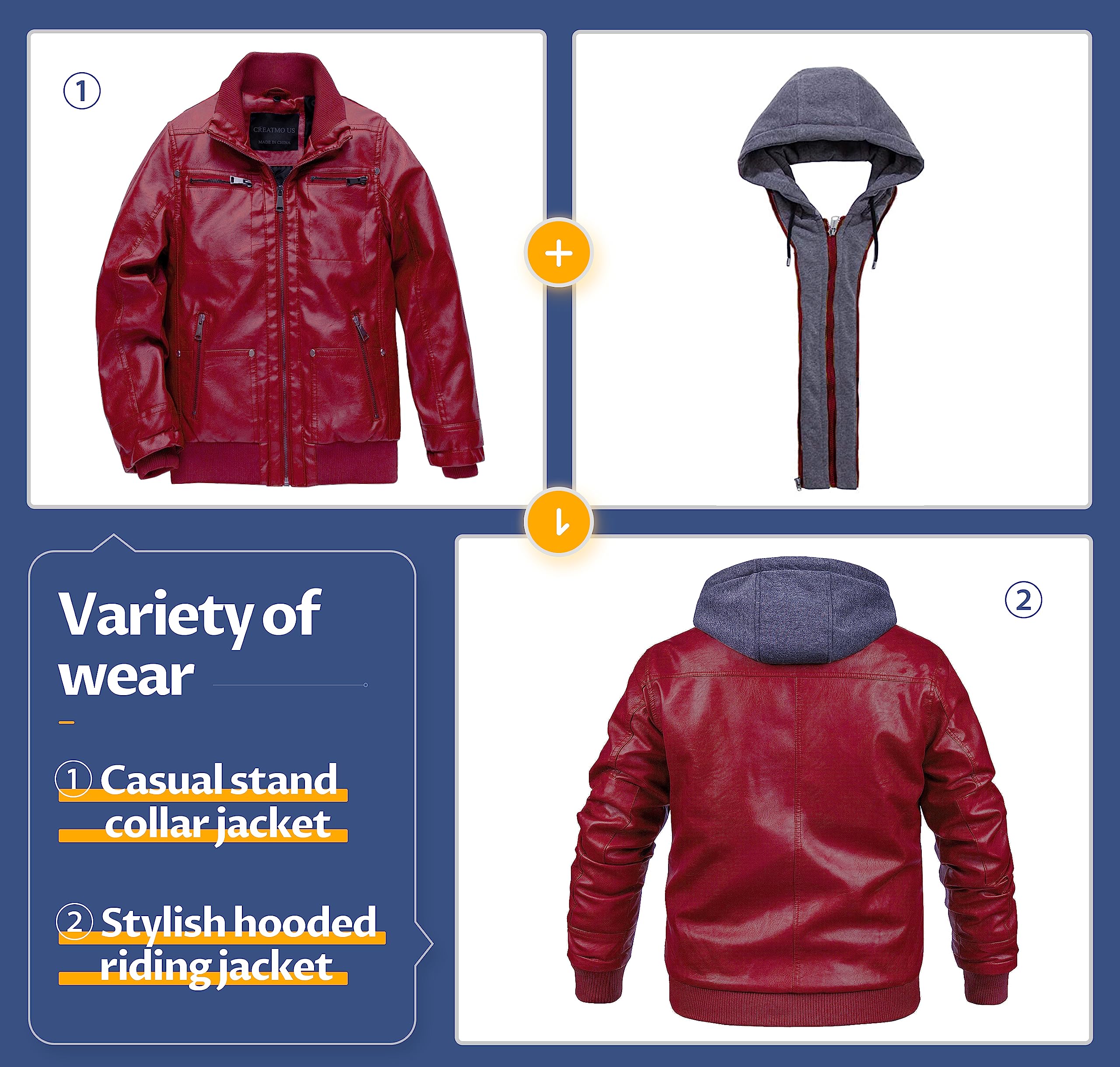 Men's Genuine Leather Jacket Vintage