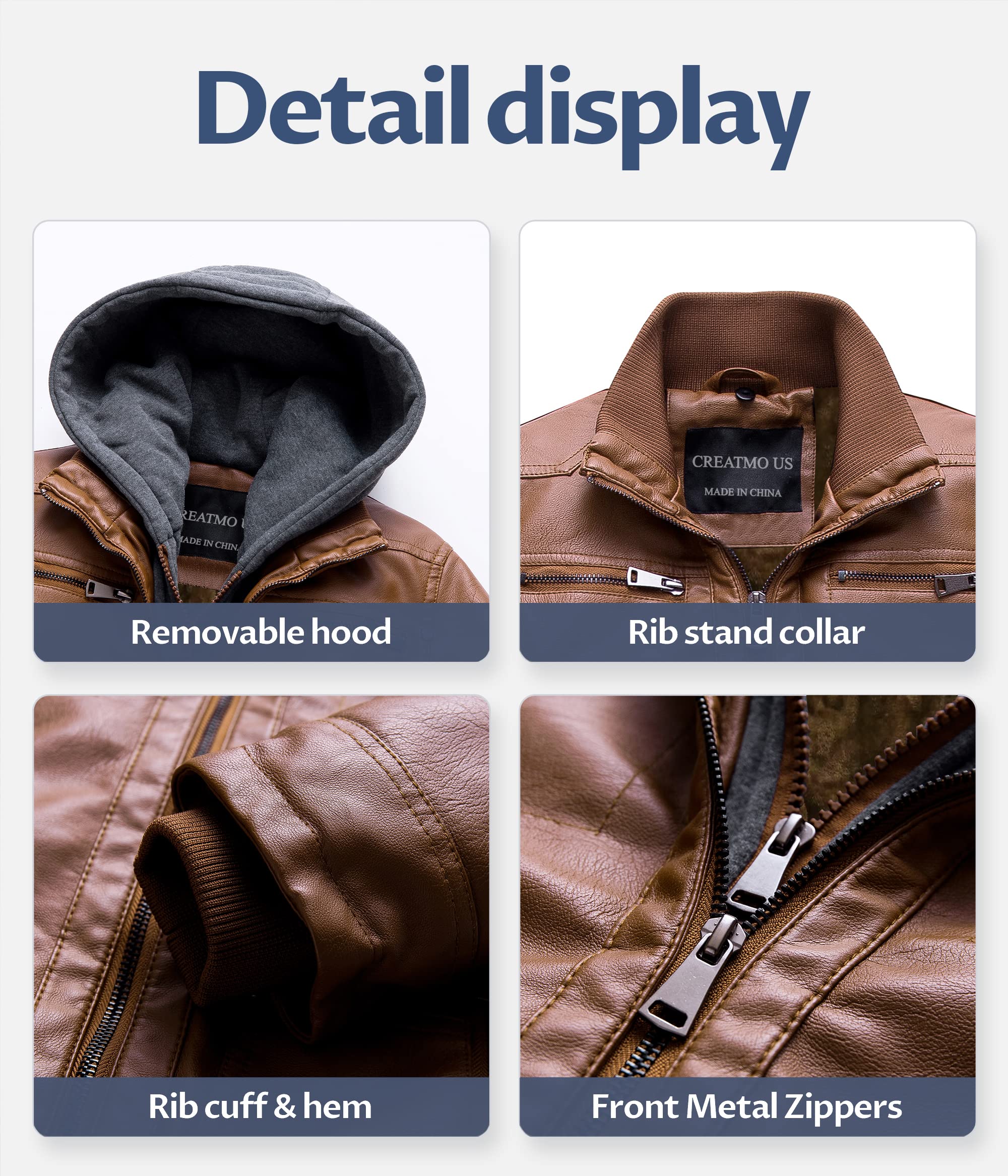 Men's Genuine Leather Jacket Vintage